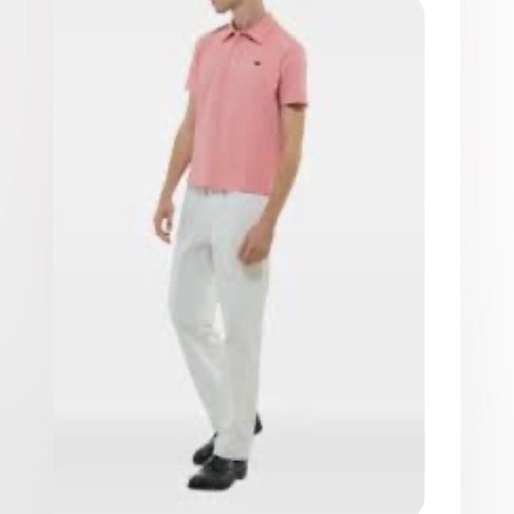 De Fursac Pink Peachish Polo Shirt